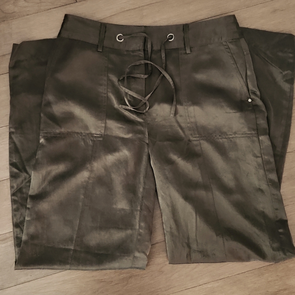 Gorgeous Eric Alexandre Silk Blend Brown Pants